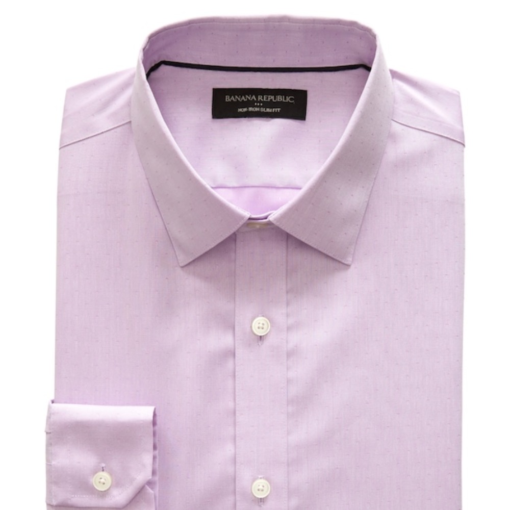 Banana Republic Men’s Light Purple Dress Shirt